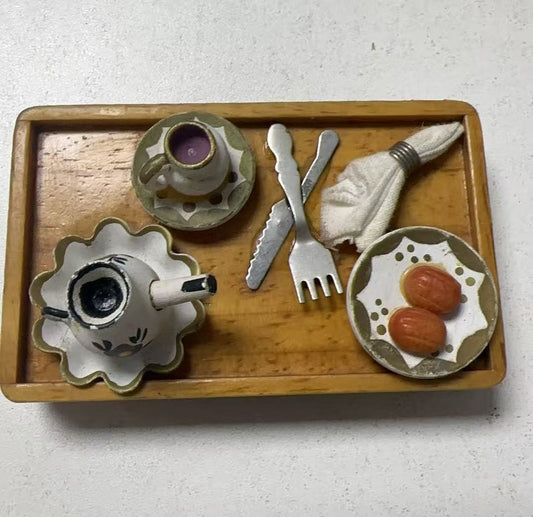 Lily minis-dollhouse Miniature Tea Set