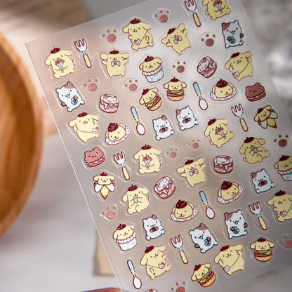 Lily_Embossed Deco Sticker Sheet