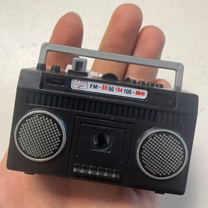 Lily minis-dollhouseMiniature Retro Boombox Cassette Radio