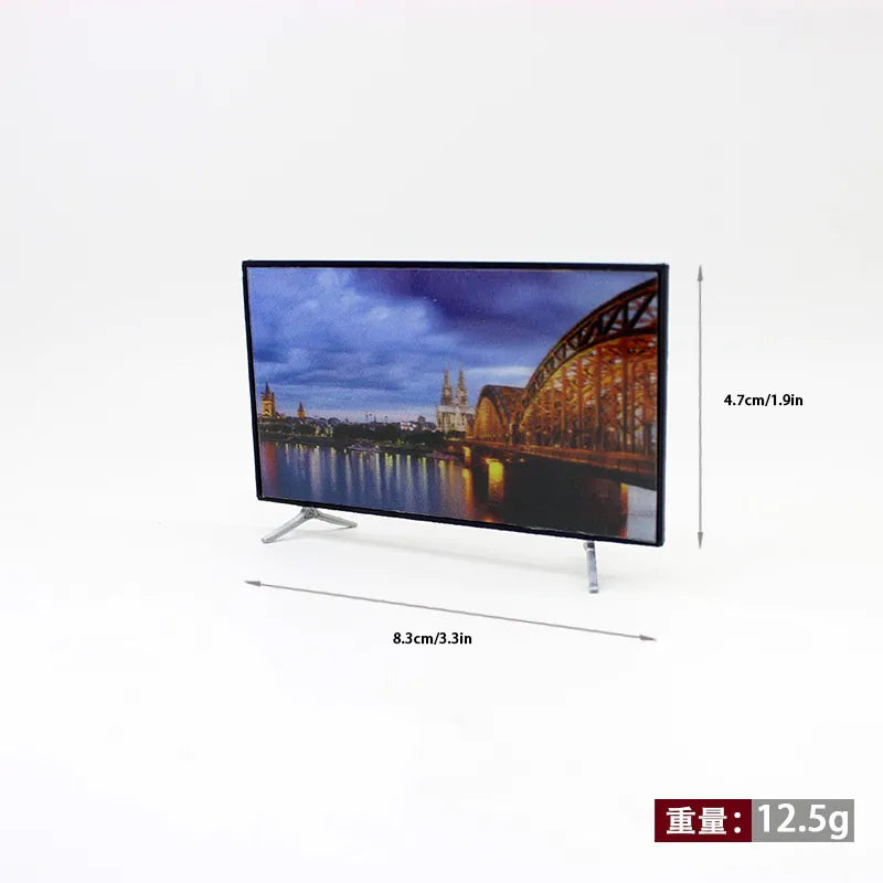 Tiny TV, Big Entertainment - Miniature Television Models for Dollhouse Fun!