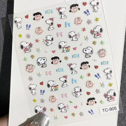 Lily_Embossed Deco Sticker Sheet