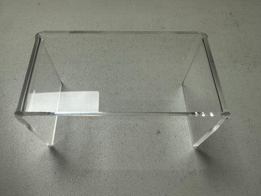 Lily minis-dollhouse Transparent coffee table