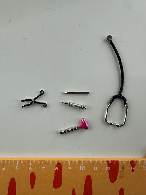 Lily minis-dollhouse Stethoscope nursing tools