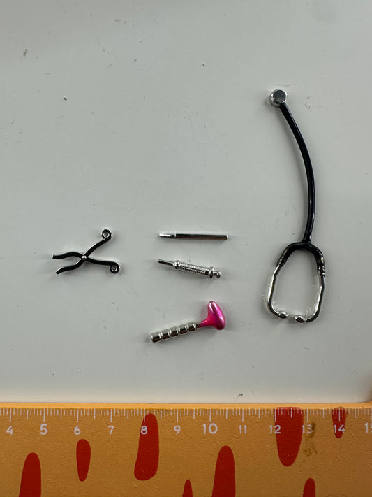 Lily minis-dollhouse Stethoscope nursing tools