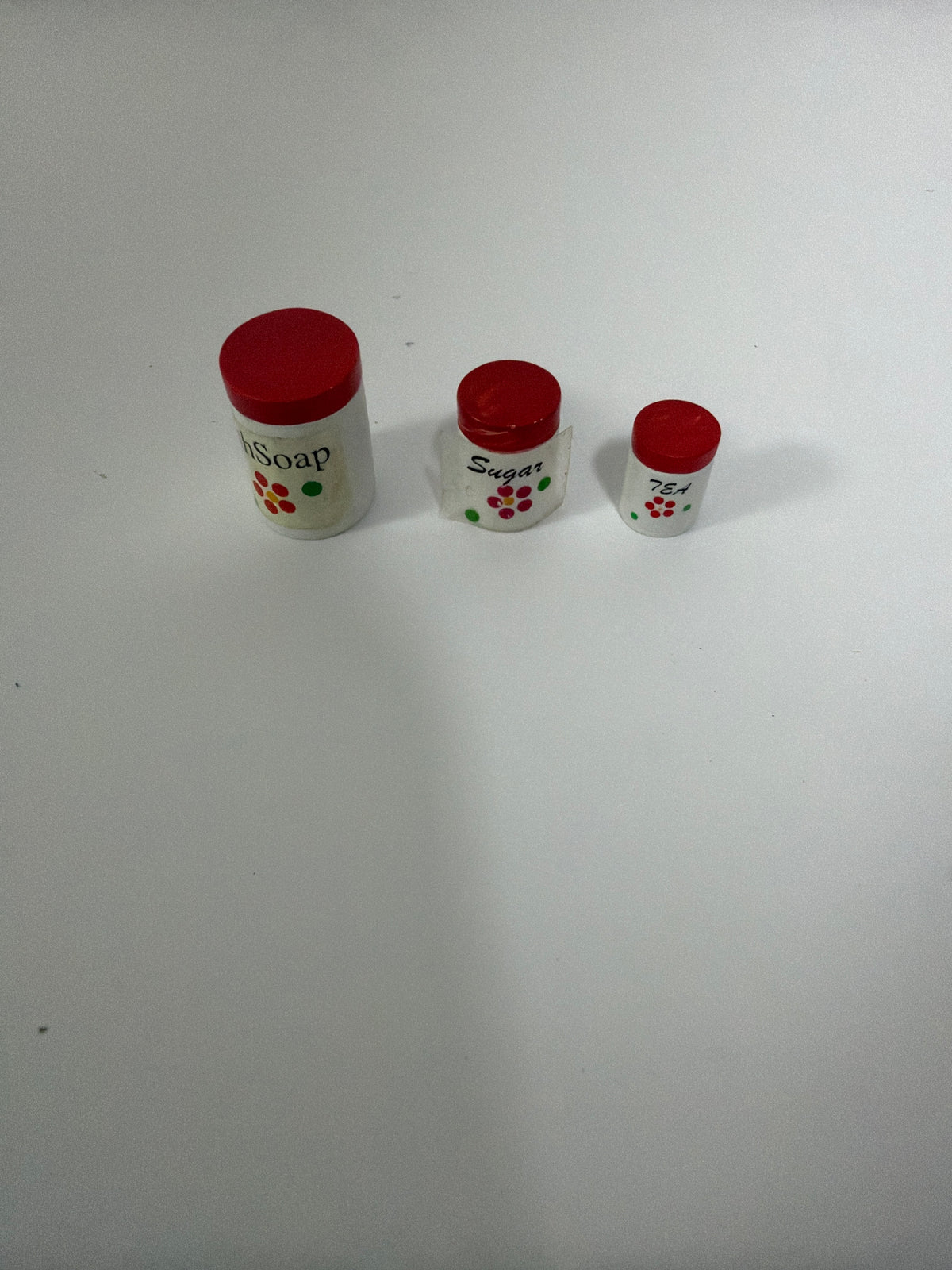 Lily minis-dollhouse miniature Wooden seasoning set