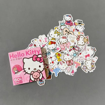 Lily_Cute Cartoon Anime Waterproof Sticker Pack - 60pcs