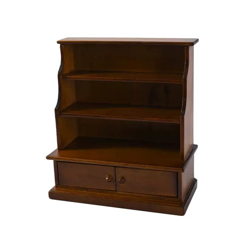 Lily minis-dollhouse Wooden furniture storage rack