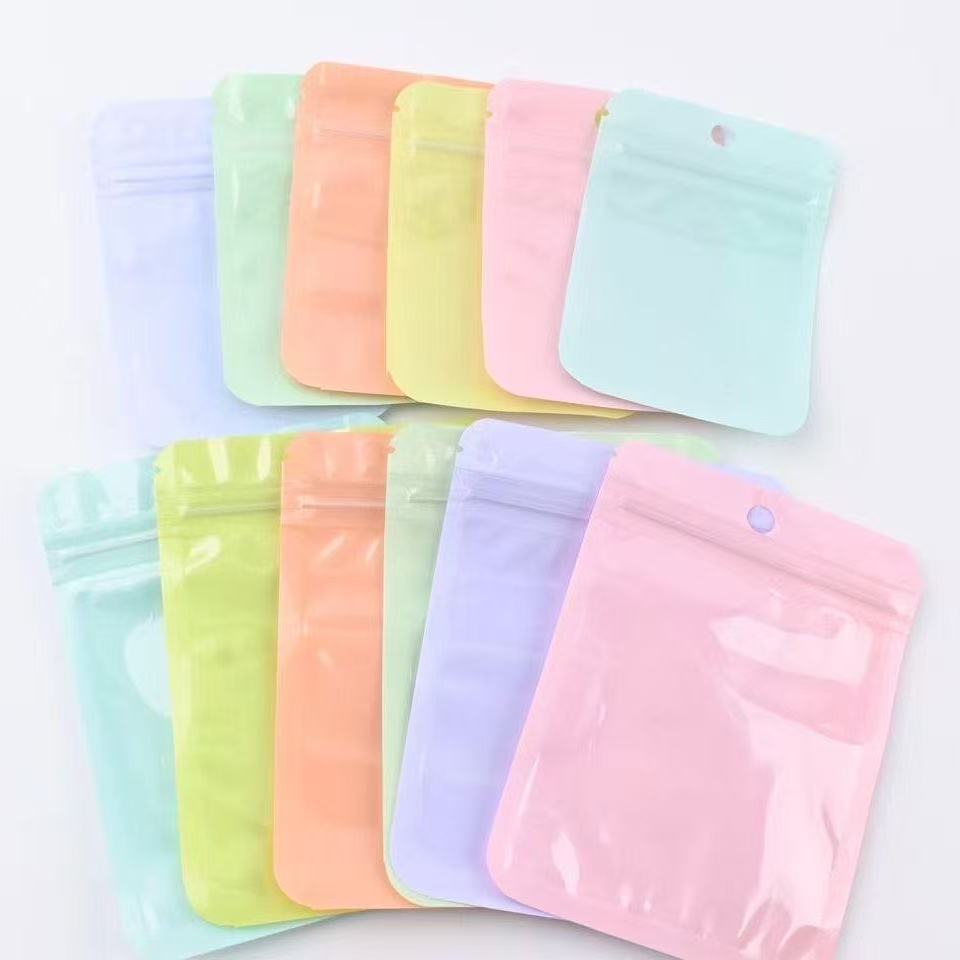 Lily_Pastel Resealable Ziplock Packaging Bags Set