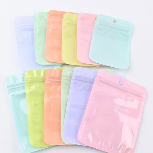 Lily_Pastel Resealable Ziplock Packaging Bags Set