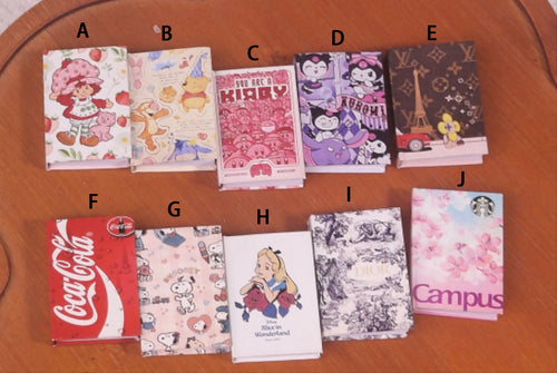 Lily minis-dollhouse miniature custom books
