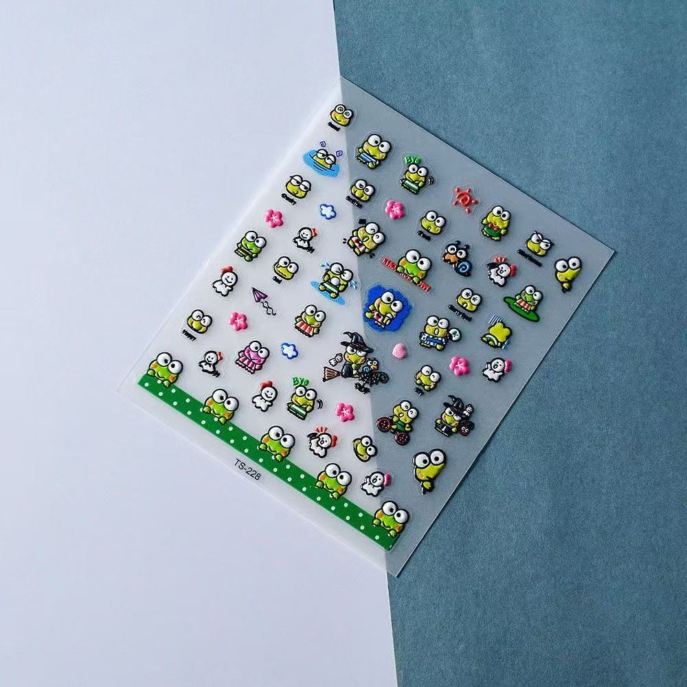 Lily_Embossed Deco Sticker Sheet