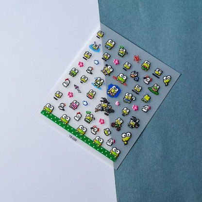 Lily_Embossed Deco Sticker Sheet