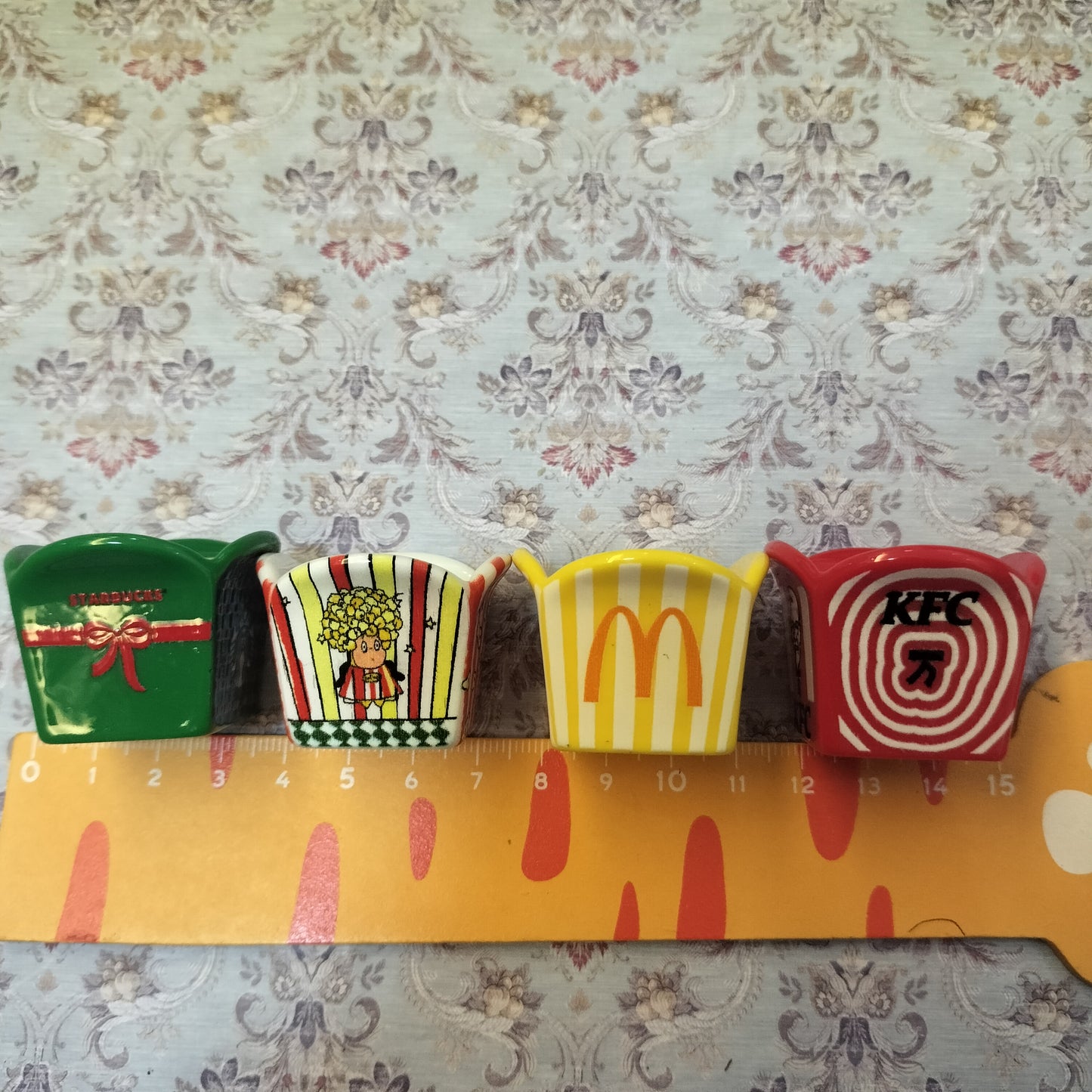 Lily minis Miniature Popcorn Bucket for Dollhouse $3 4pcs