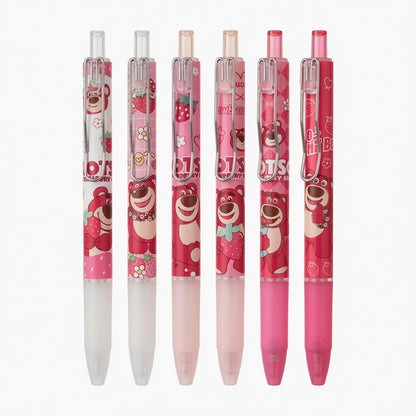 Lily's Pick-Strawberry Bear pen 6pcs