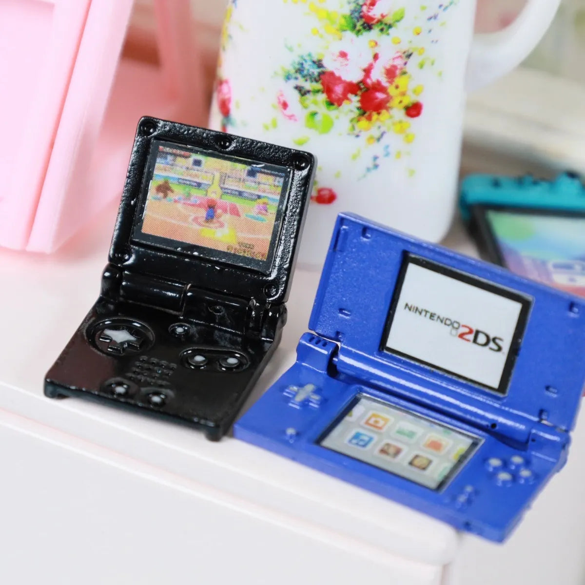 Tiny Gaming Nostalgia - Miniature Retro Consoles for Dollhouse Fun!