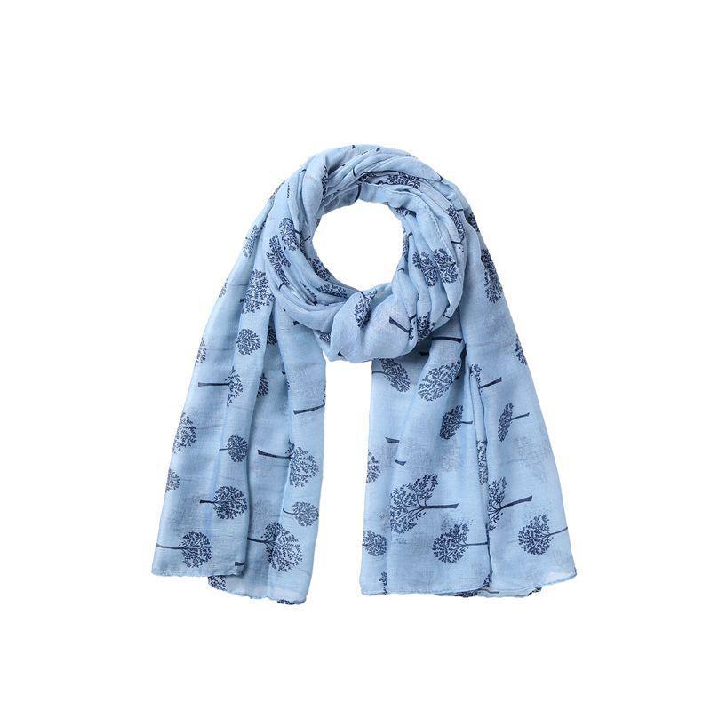 Women's Temperament Fashion Lucky Tree Print Scarf Shawl