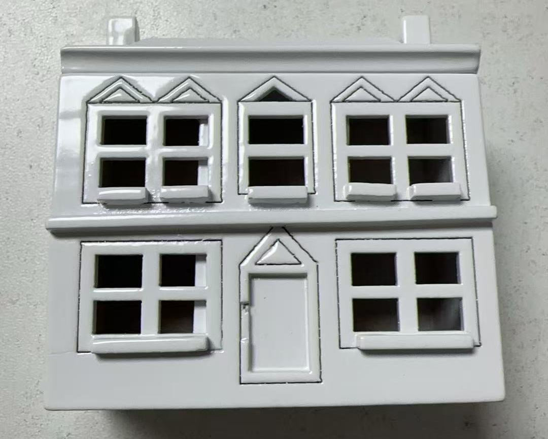 Lily minis-dollhouse White Dollhouse Model