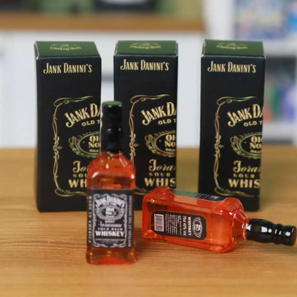 Tiny Whiskey Wonders - Miniature Bottles for Dollhouse Bars & Dioramas!