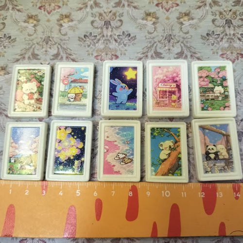 Lily minis Miniature Cartoon Picture Frame for Dollhouse $5 10pcs