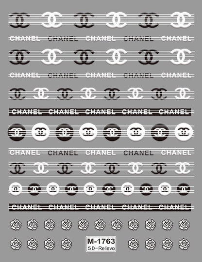 Lily_Embossed Deco Sticker Sheet